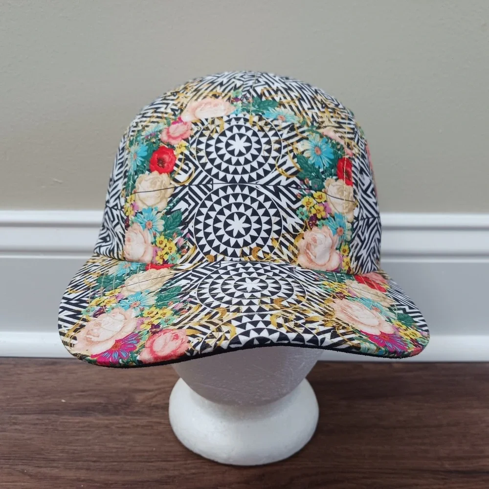 Nicki Minaj Womens Hat Cap Abstract Floral 5-Panel Lightweight‎ Polyester
